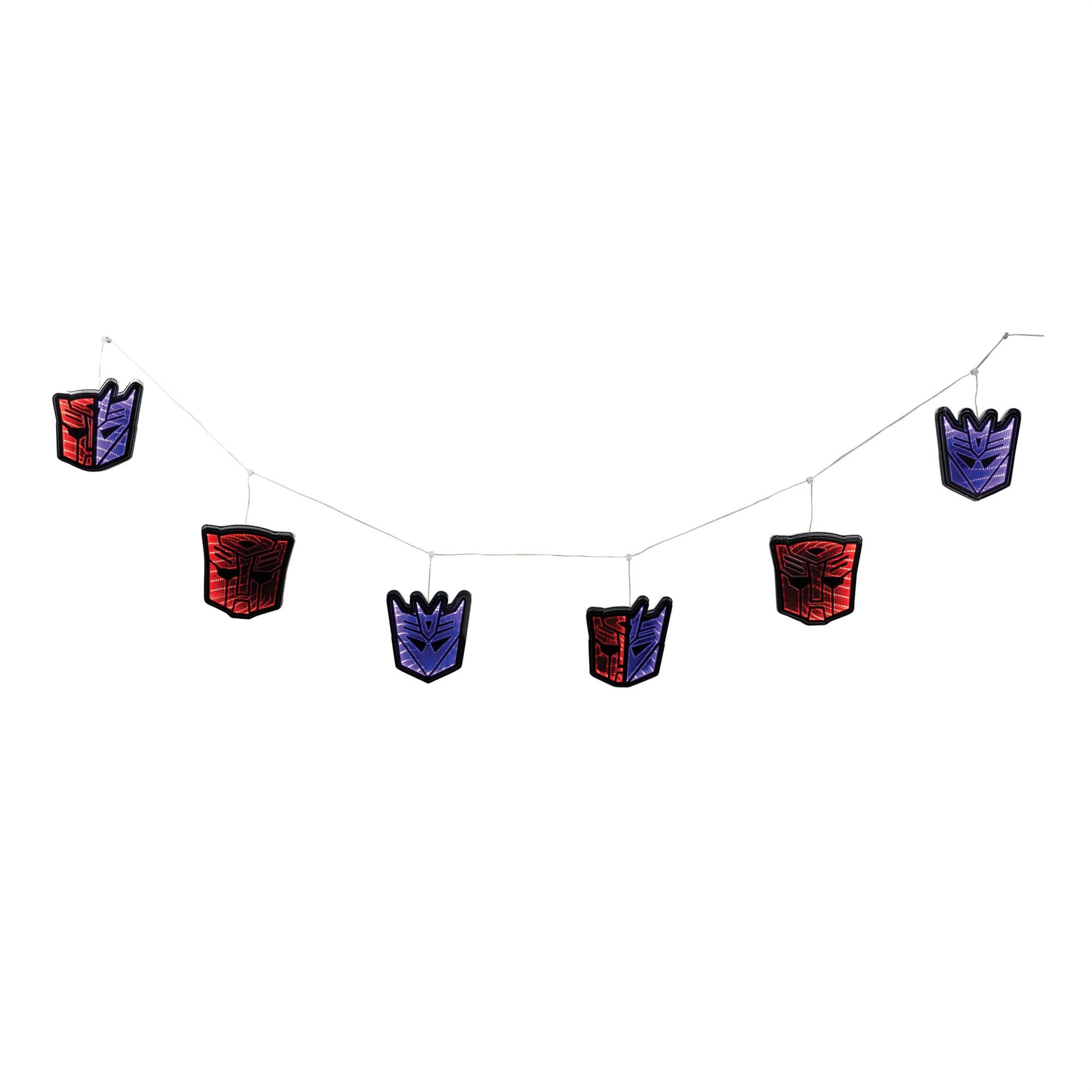 Transformers Garland Ekkolight 5.5'L, RED PURPLE BLACK, hi-res image number 0