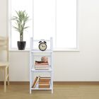 3-Shelf Folding Bookcase 14" Wide-White, , alternate image number null
