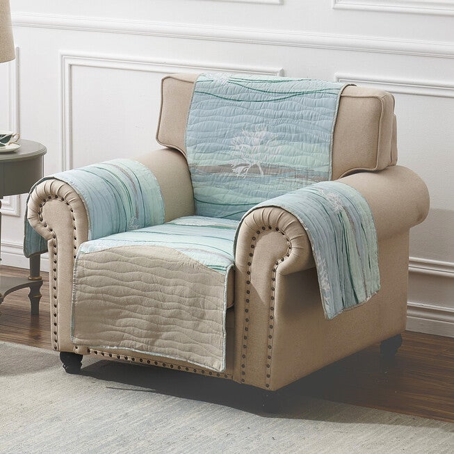 Maui Arm Chair Quilted Furniture Protector, MULTI, hi-res image number 0