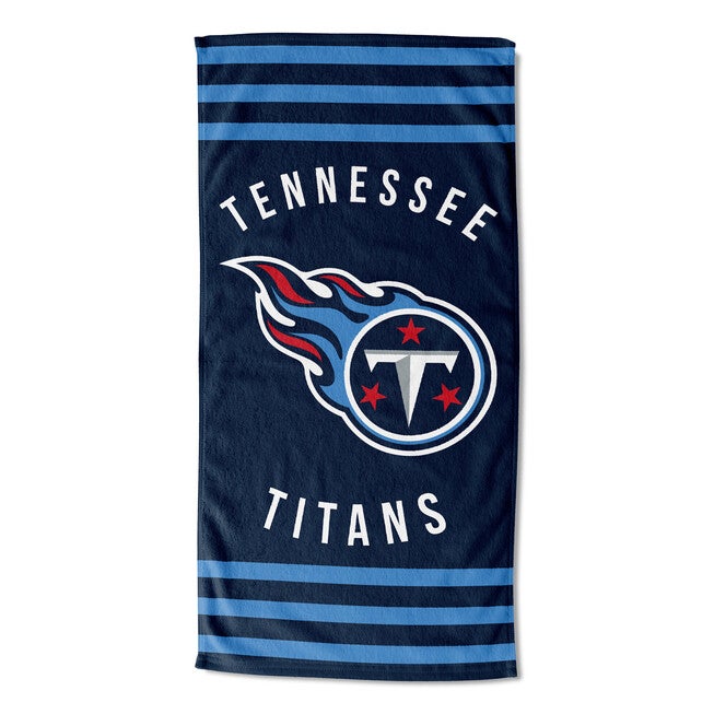 Titans Stripes Beach Towel, MULTI, hi-res image number 0