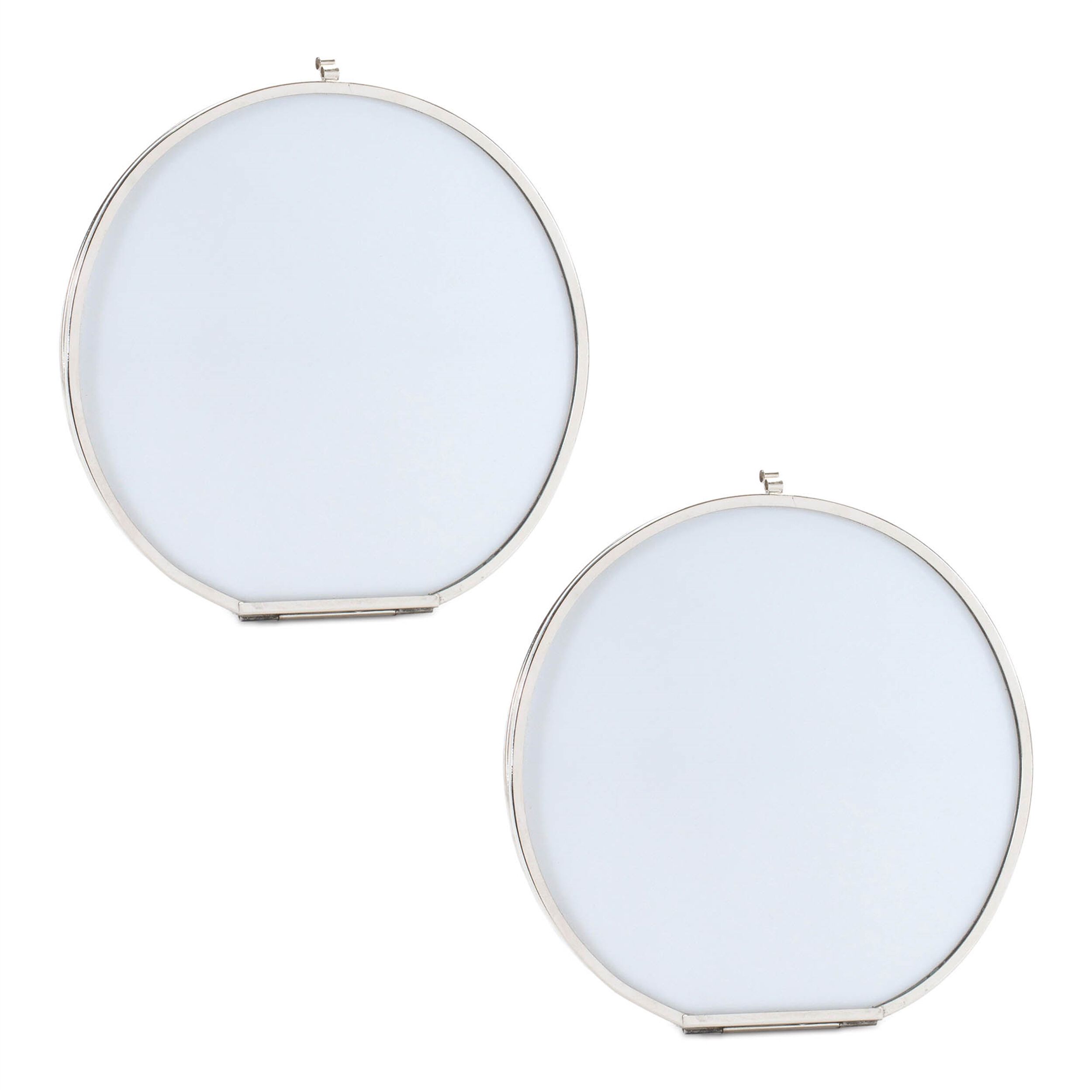 Round Iron Picture Frame Set of 2, GOLD, alternate image number 1