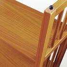 3-Shelf Folding Stackable Bookcase 27.5" Wide-Honey Oak, , alternate image number null