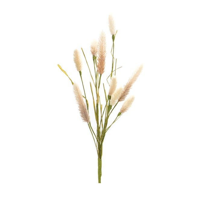 Foxtail Spray (Set of 6) 21.25 inchesH Plastic, GREEN/WHITE, hi-res image number null