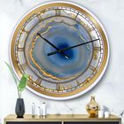 Golden Water Agate Oversized Fashion Wall Clock, , alternate image number 1