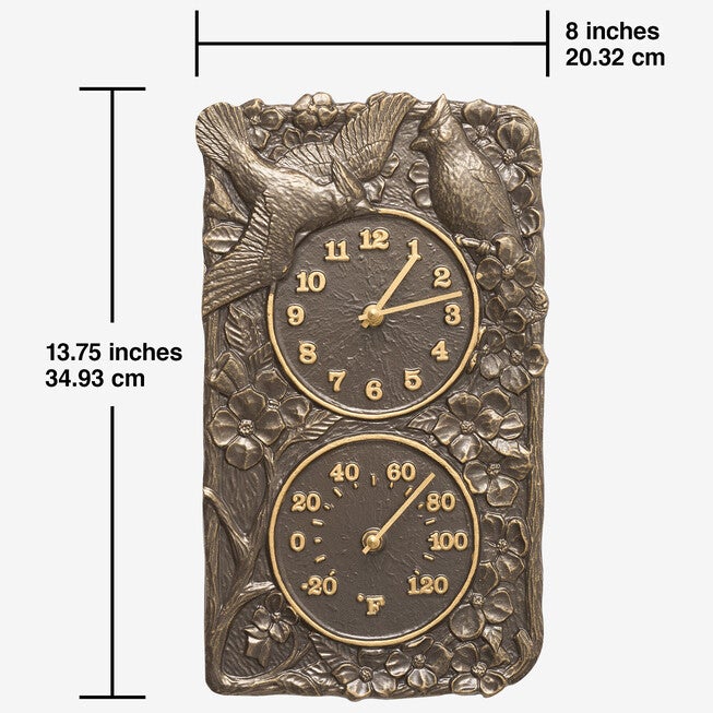 Cardinal Combo Clock And Thermometer, , alternate image number 2