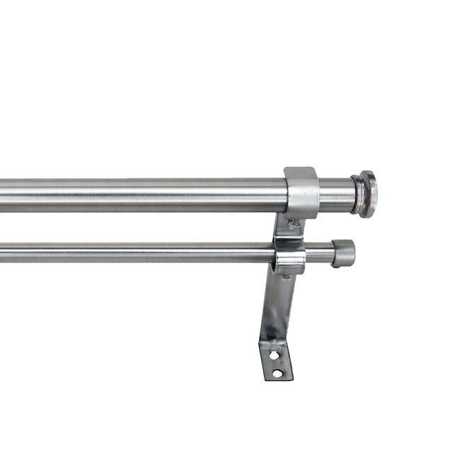 Imperial Corona Double Window Curtain Rod Set Window, , alternate image number 2