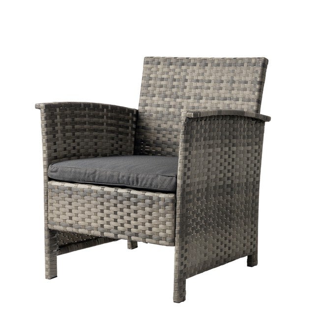 Jareth Wicker Patio Set in Gray, , alternate image number null