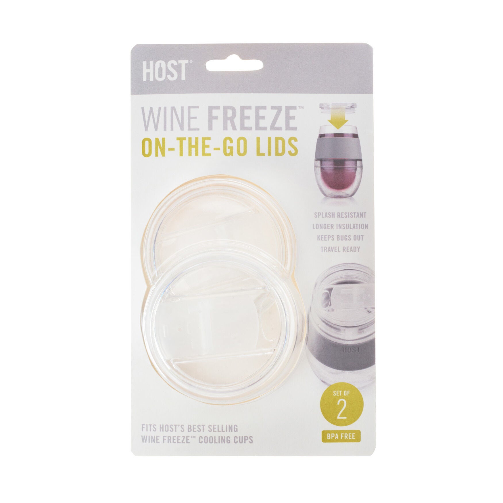 Wine Freeze Lid Set Of Two By Host, , alternate image number 4