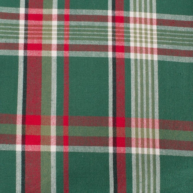 Dark Green Plaid Napkin, Set of 6, , alternate image number 5