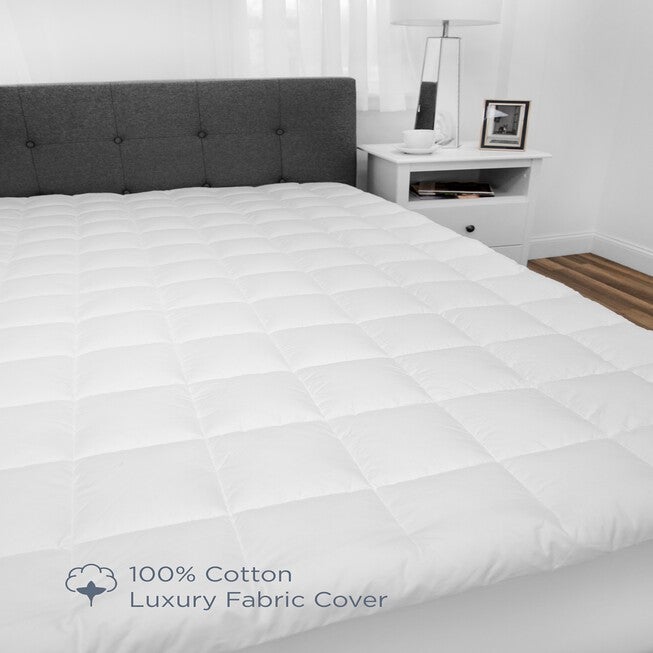 SensorPEDIC Luxury Top Loft Gel Fiber Mattress Pad, , alternate image number 3