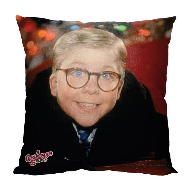 Wb A Christmas Story What I Want For Christmas Is Printed Throw Pillow, O, hi-res image number 0