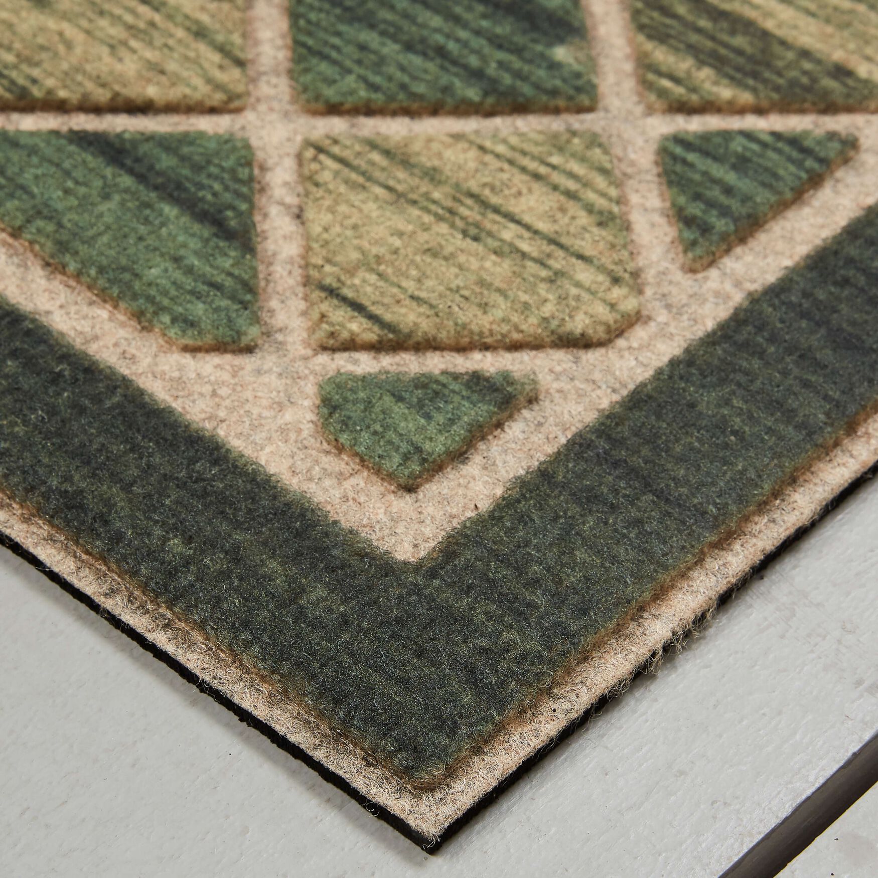 Ornamental Woodgrain Door Mat, , on-hover image number 1