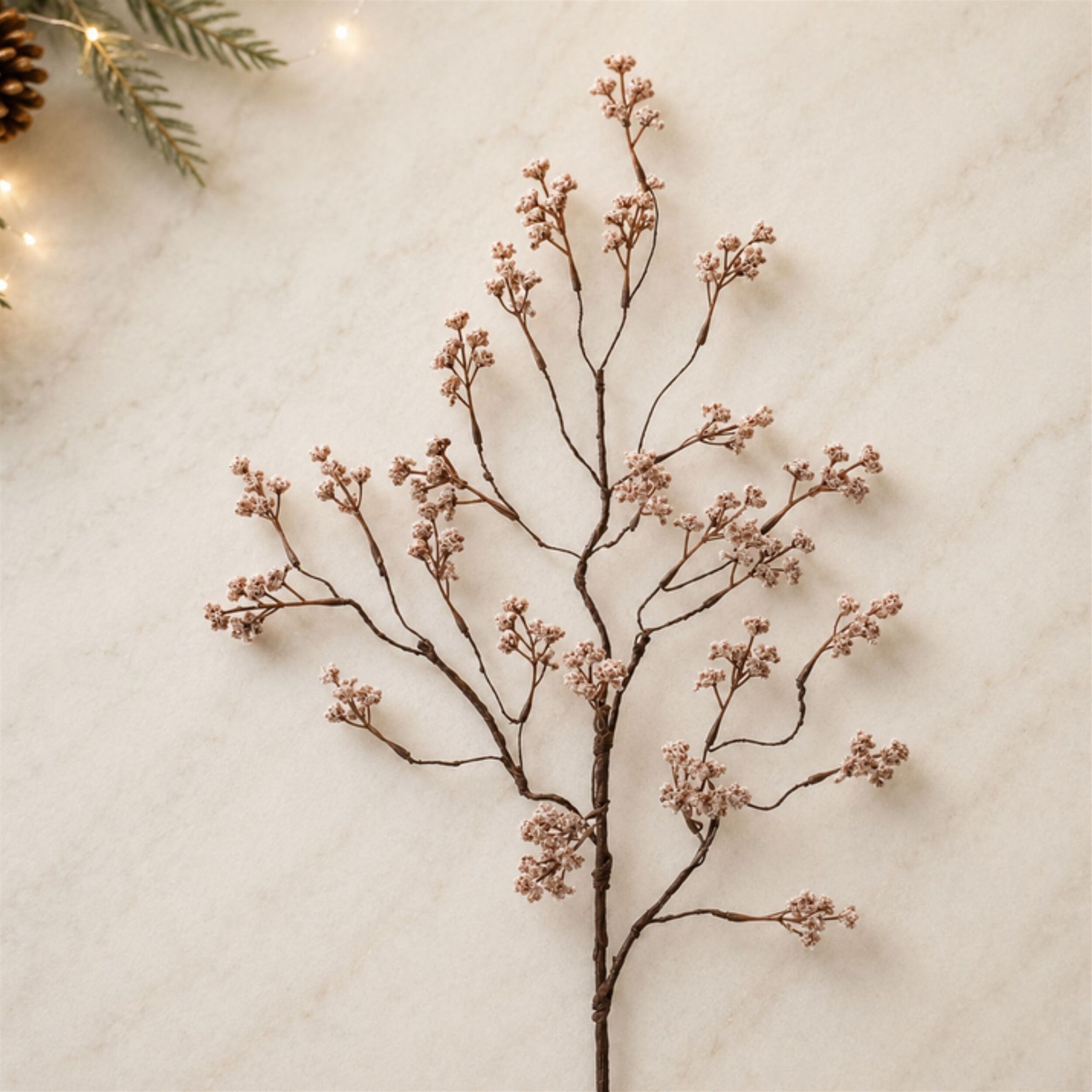 Mini Berry Branch (Set of 4), BROWN BEIGE, alternate image number 2