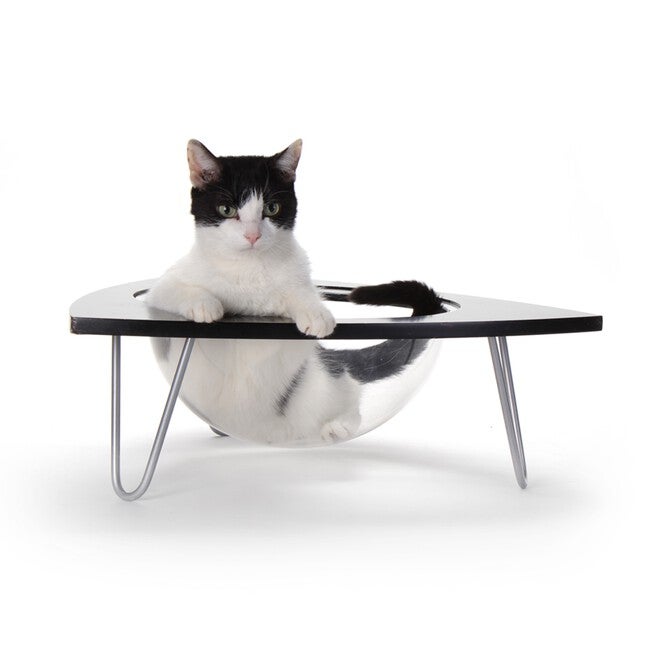 Hauspanther TriPod - Cat Lounge Pod, BLACK, hi-res image number 0
