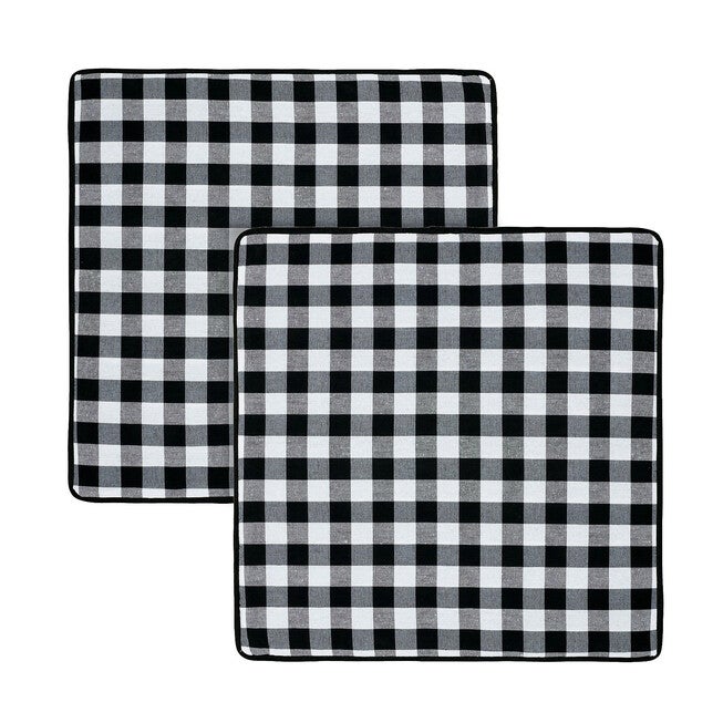 Buffalo Check Throw Pillow Covers - 18-in x 18-in - Set of Two, , alternate image number 9