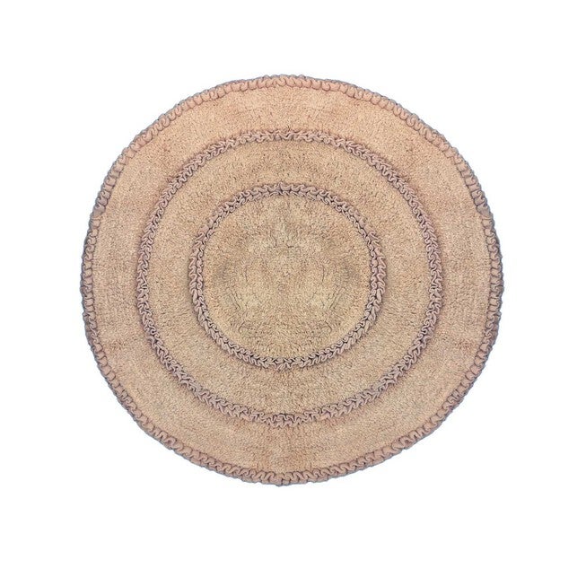 Bloomfield Round Bath Rug Collection, LINEN, hi-res image number 0