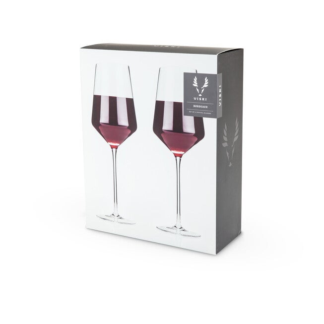 Angled Crystal Bordeaux Glasses, , alternate image number 8