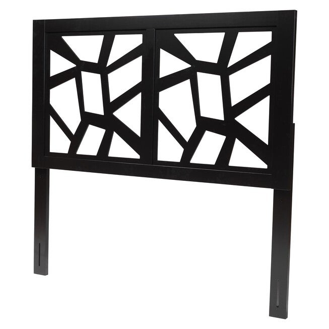 Accorsa Modern Dark Brown Finished Wood Queen Size Headboard, ESPRESSO BROWN, alternate image number null