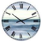 Mint Indigo Dawn I Farmhouse Wall Clock, , alternate image number null
