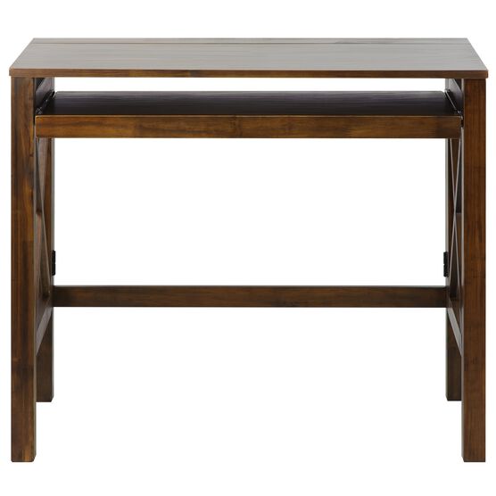 Montego Folding Desk with Pull-Out-Warm Brown, , alternate image number null