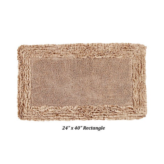 Shaggy Border Bath Rug Mat, 5 Pc Set 39283, , alternate image number null