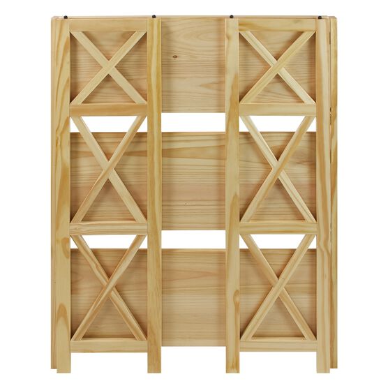 Montego 3-Shelf Folding Bookcase -Natural, , alternate image number null