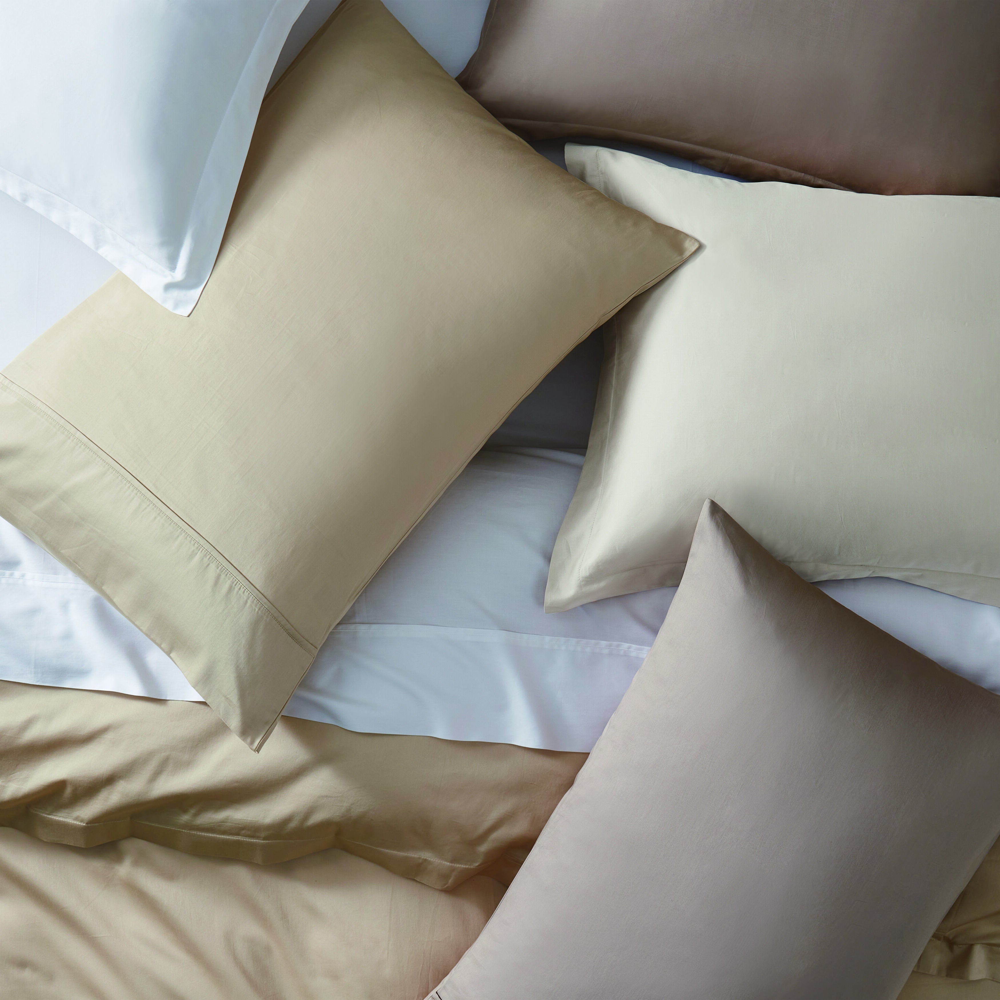 PREMIER SATEEN PILLOW CASE PAIR, STERLING, alternate image number 2