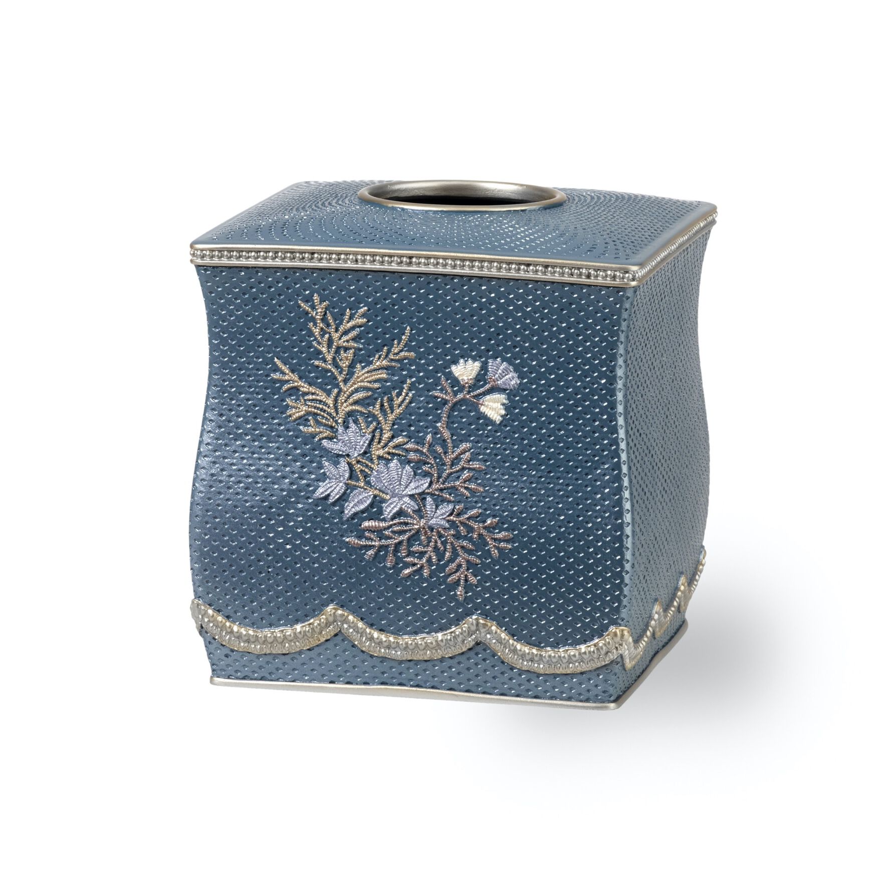 Capri Tissue Box, BLUE, hi-res image number 0