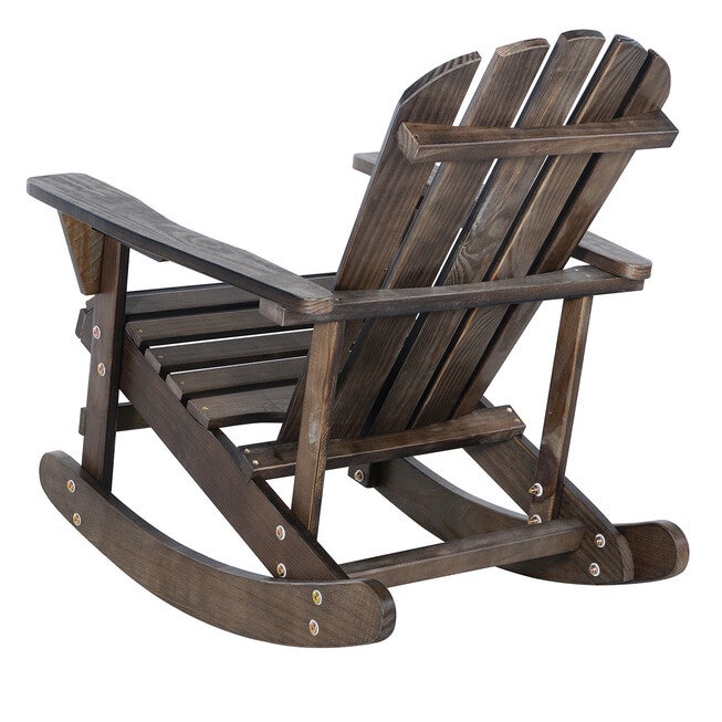 Adirondack Wooden Rocking Chair, , on-hover image number 1