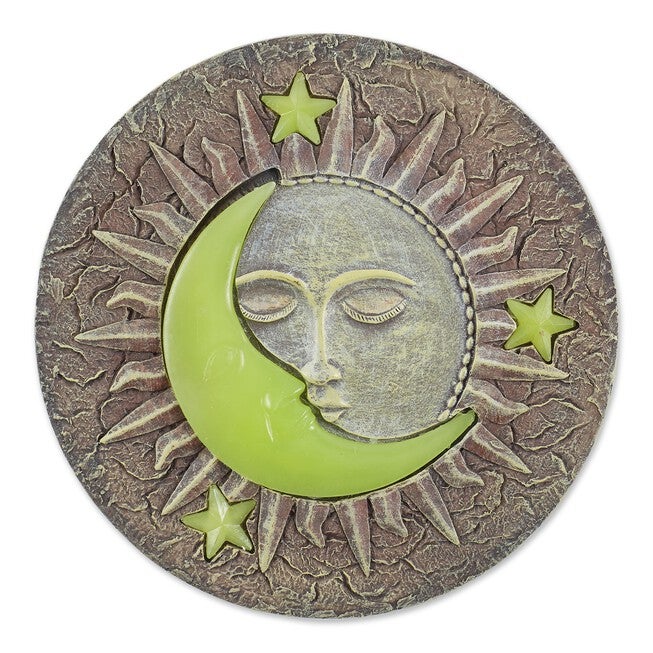 Sun And Moon Glowing Stepping Stone, BROWN, hi-res image number 0