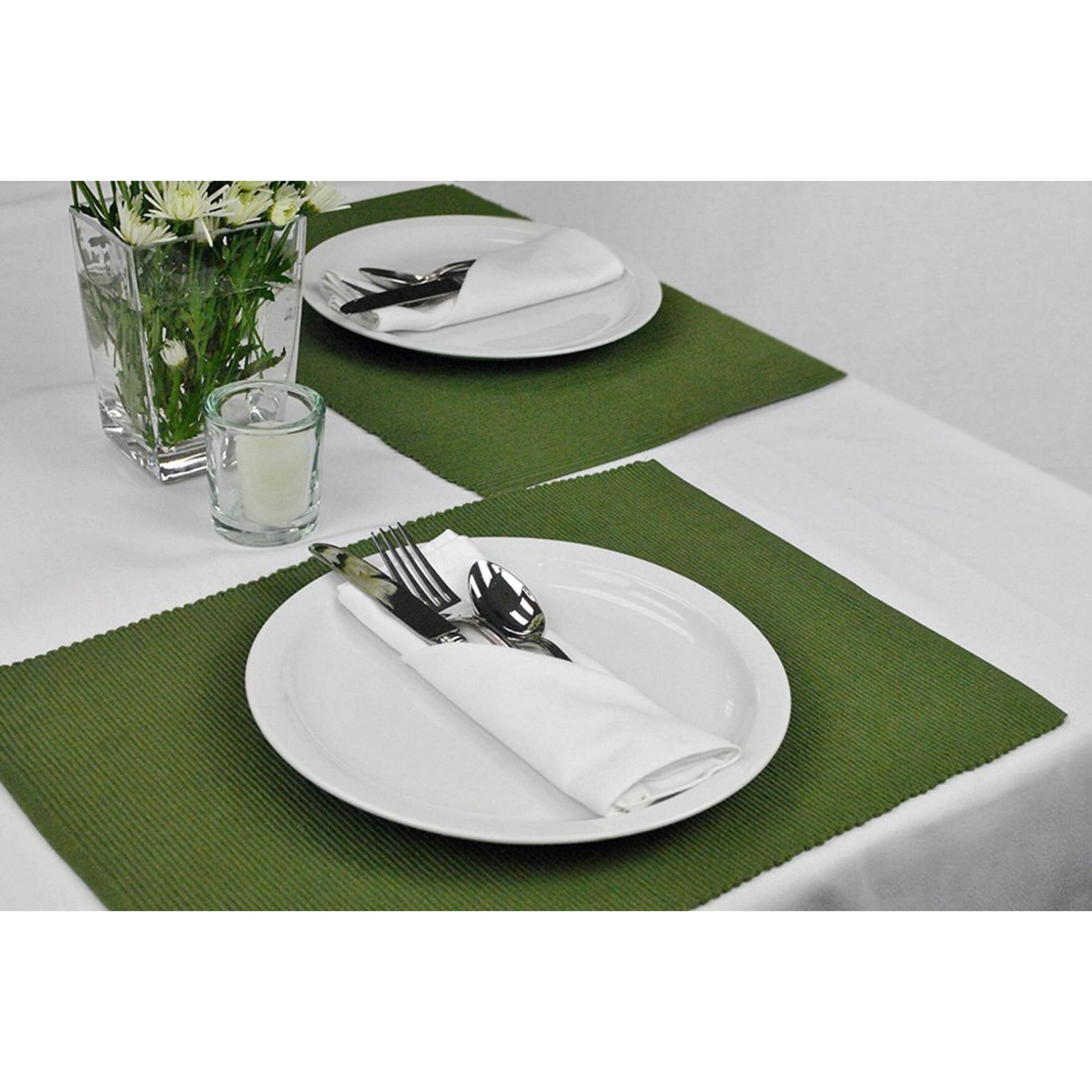 White Napkin, Set of 6, , alternate image number 5