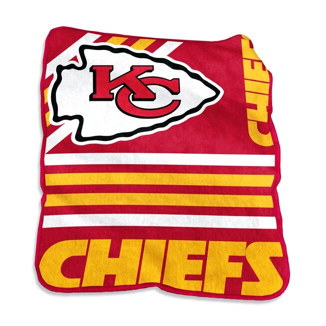 Kansas City Chiefs Raschel Throw Home Textiles, MULTI, hi-res image number null