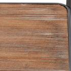Brown Chinese Fir and Metal Industrial Bar Cart, 30x20x15, , alternate image number null