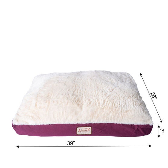 Large Pet Dog Bed, Mat With Poly Fill Cushion& Removable Cover, , alternate image number null