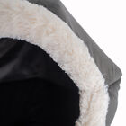 Gray Velvet Cat Bed, , alternate image number null
