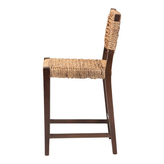 Alise Seagrass Counter Stool, EARTHY BROWN, alternate image number null