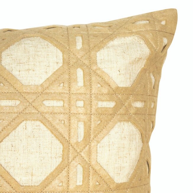 Edie@Home Rattan Decorative Pillow Dec Pillow, , alternate image number 2