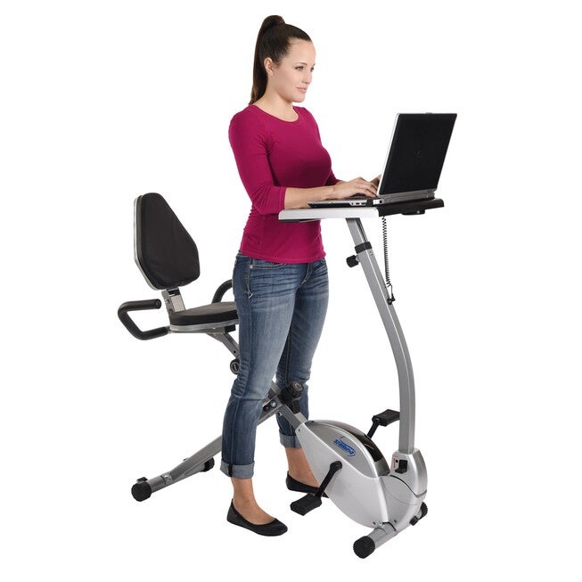 Stamina 2-in-1 Recumbent Cycling Workstation, , alternate image number null