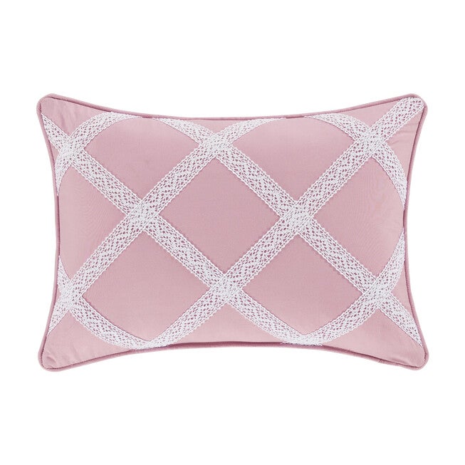 Rosemary Boudoir Decorative Throw Pillow, ROSE, hi-res image number 0