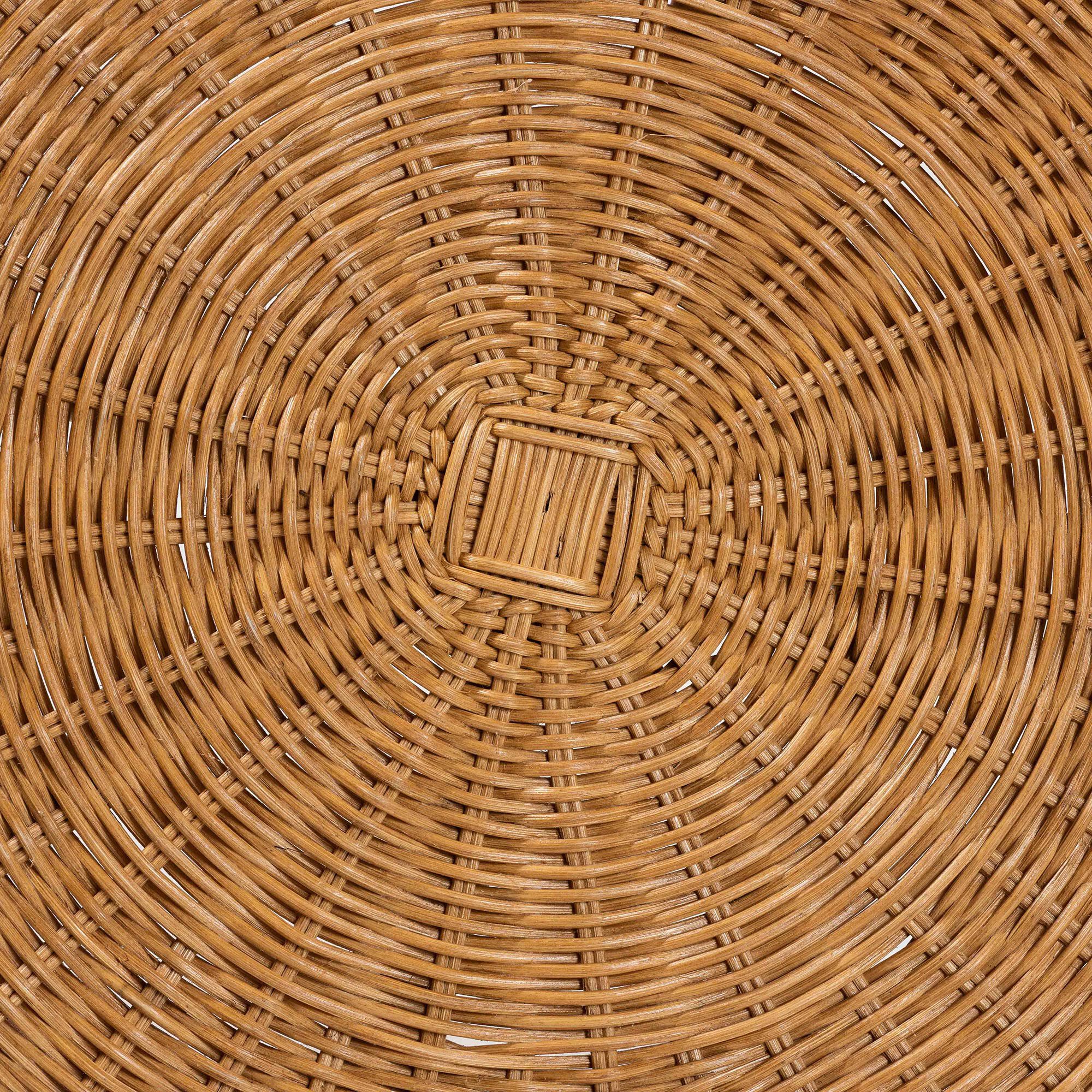 Jayana Natural Rattan Round End Table, LIGHT HONEY, alternate image number 6