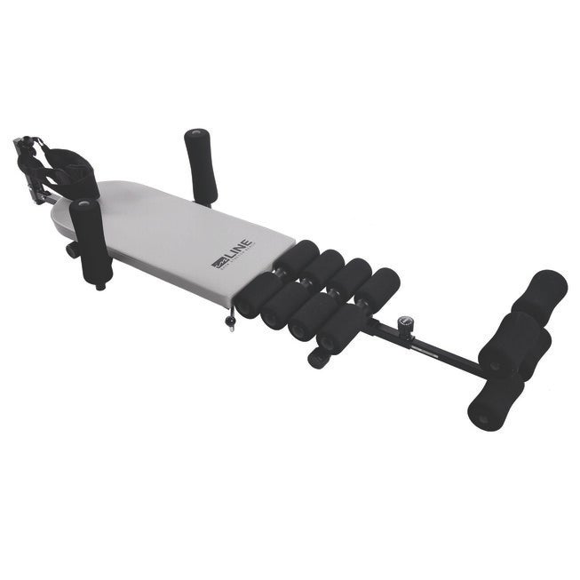Stamina InLine Back Stretch Bench w/Cervical Traction, BLACK, hi-res image number 0