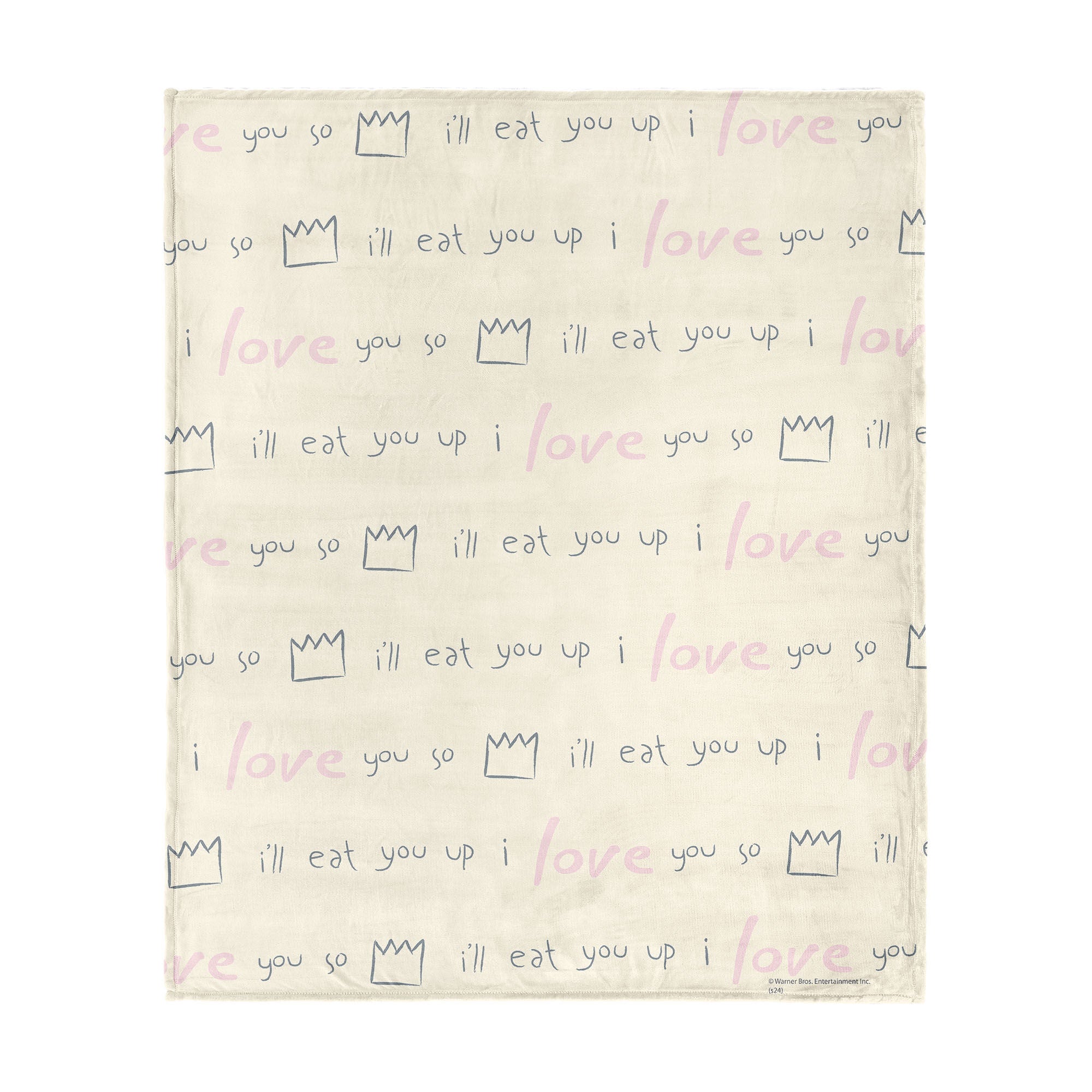 Warner Bros. Where the Wild Things Are We'll Eat You Up Silk Touch Throw Blanket 40x50 Inches, TAN, hi-res image number 0