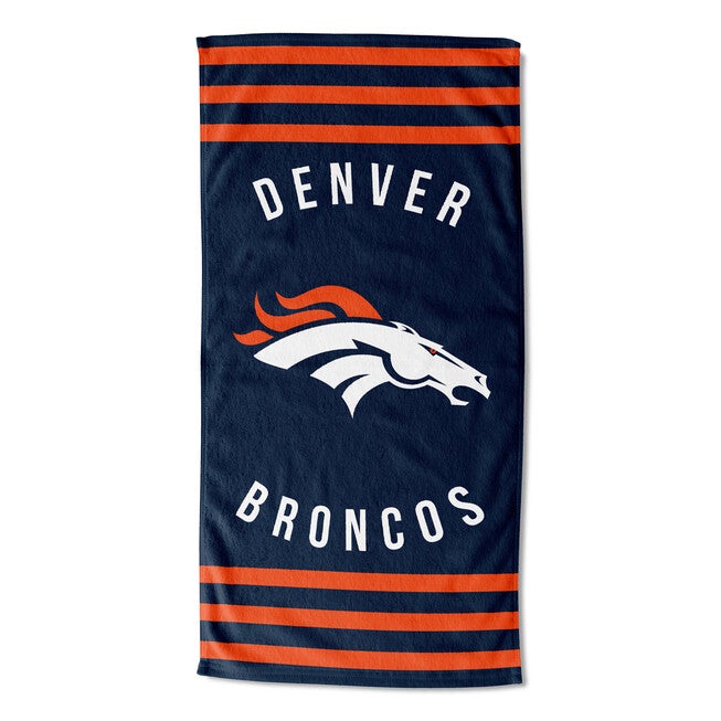 Broncos Stripes Beach Towel, MULTI, hi-res image number null