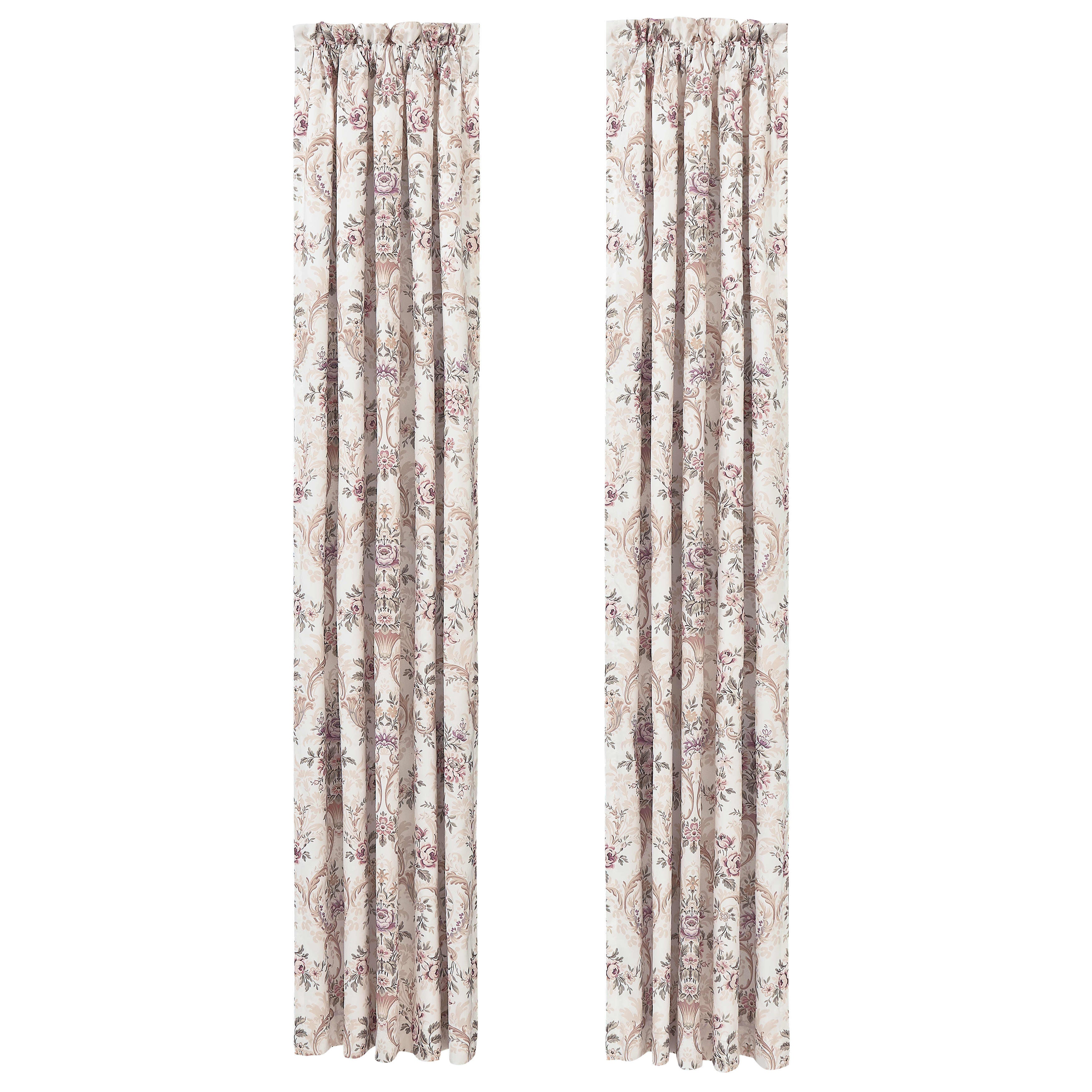 Avant Garden 84 Inch Window Panel Pair, BLUSH, alternate image number null
