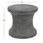 Black Fiber Clay Industrial Stool, , alternate image number null