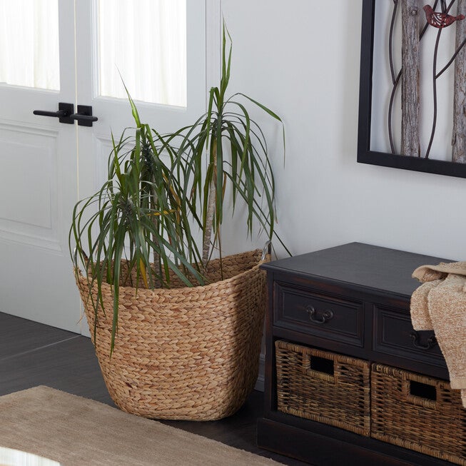 Brown Sea Grass Contemporary Storage Basket Storage Basket, , alternate image number 8