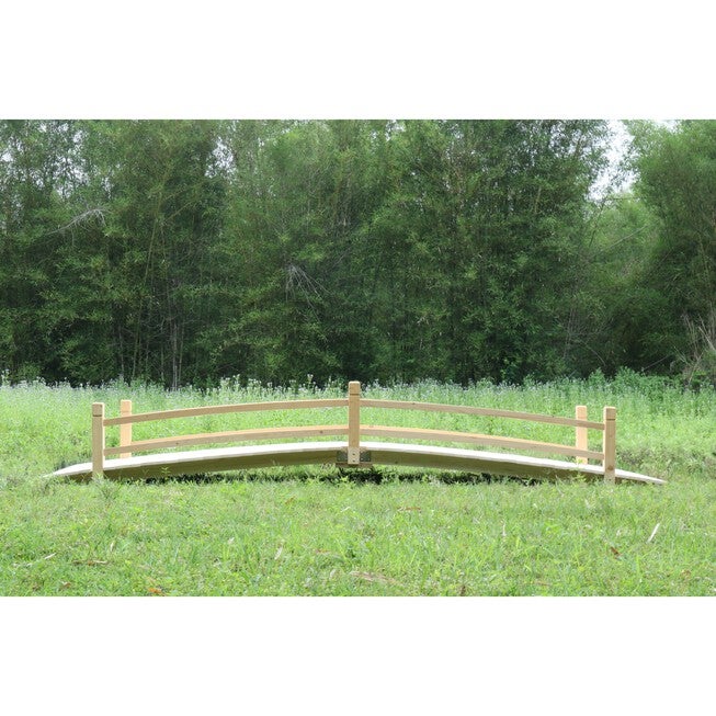Coral Coast Harrison 12 Ft Wooden Bridge, NATURAL, hi-res image number null