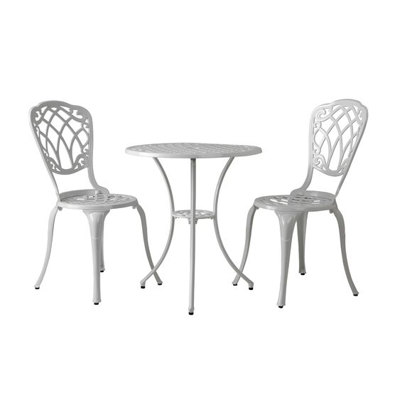 Palisade Aluminum 3-piece Bistro Set in White, WHITE, hi-res image number null