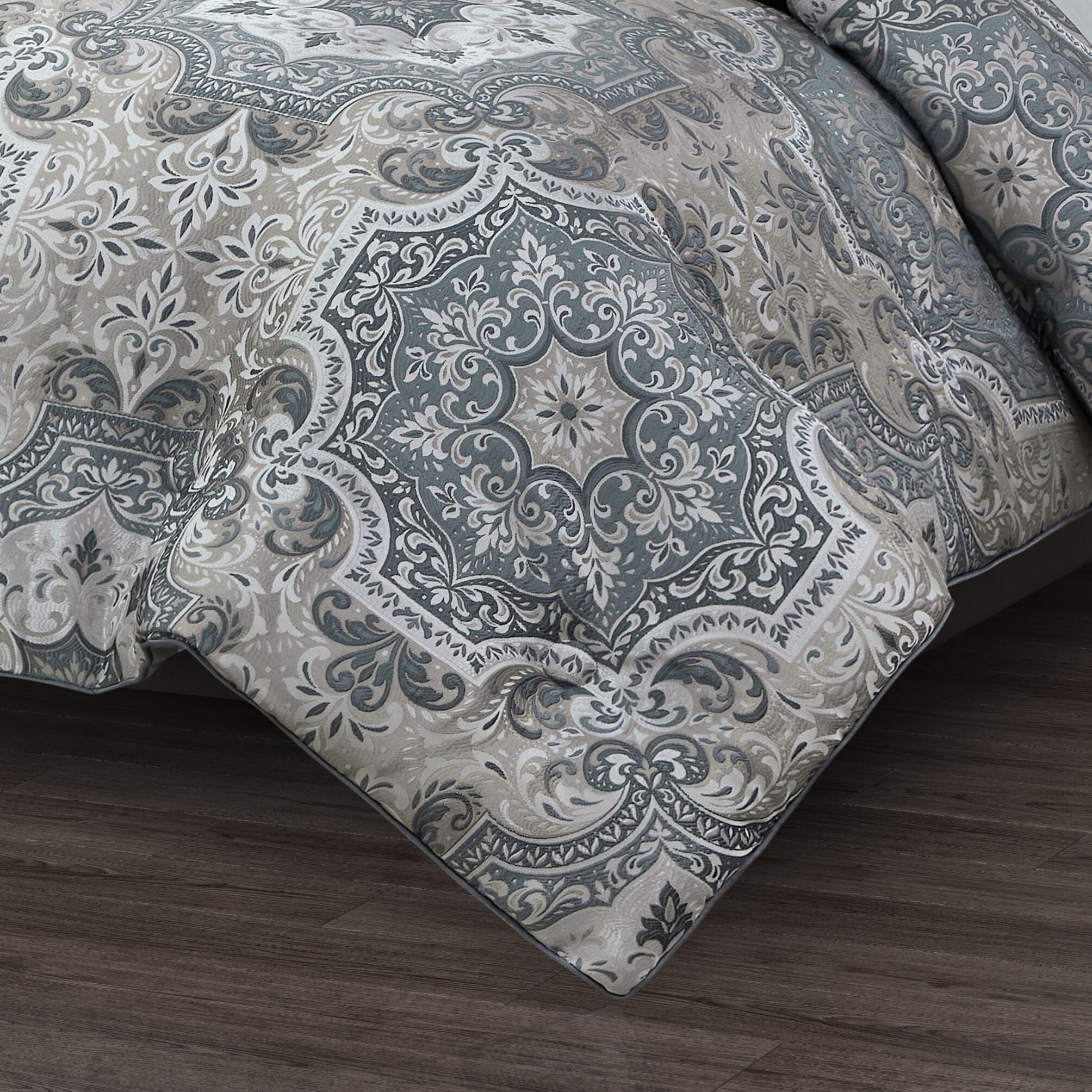 LISBON COMFORTER SET, SLATE, alternate image number 1