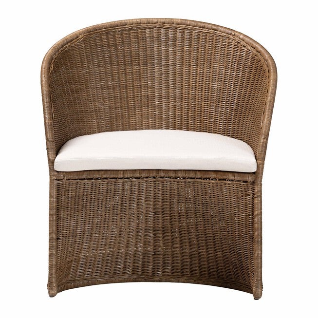 Kintamani Bohemian Greywashed Rattan Accent Chair, GREYWASHED, alternate image number null